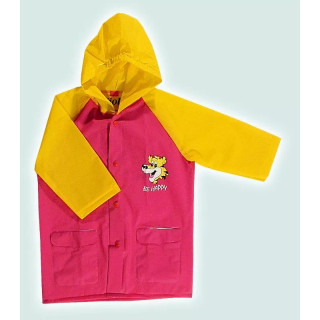 Dětská pláštěnka Viola 5907 růžová+žlutá