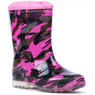 Dětské holínky růžový maskáč