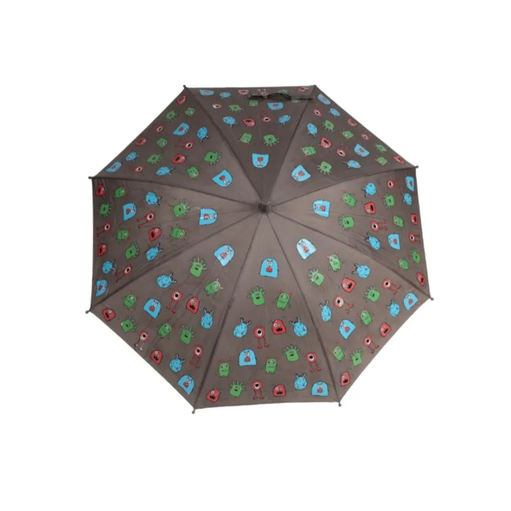 Deštník měnící barvu Příšerky šedý 0052D