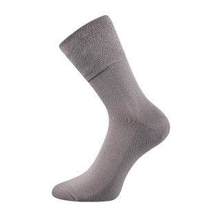 Ponožky medicine FINEGO s jemným lemem SVĚTLE ŠEDÉ