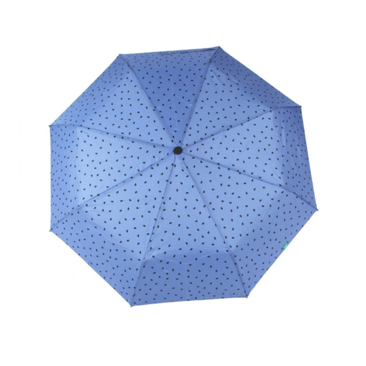 Dámský skládací deštník manuální FLUO Perletti 26298 modrá