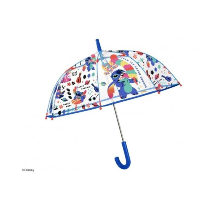 Dětský průhledný deštník Lilo & Stitch 75425