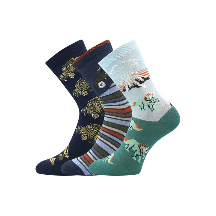 Ponožky Boma 057-21-43 XVII mix A kluk