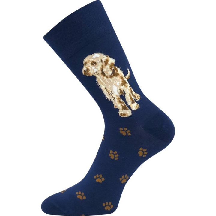 Ponožky dámské bambusové FOXANA s obrázkem PEJSKA