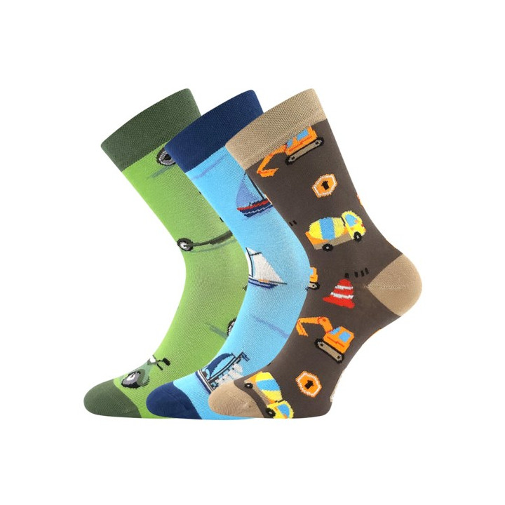 Ponožky dětské KAITO s obrázky CHLAPECKÉ mix B