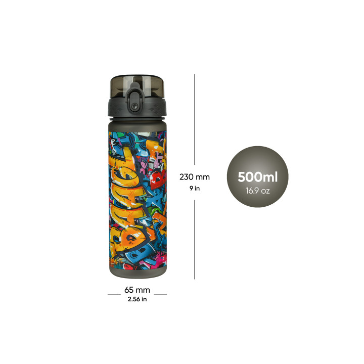 BAAGL Tritanová láhev na pití Skatepark 500 ml