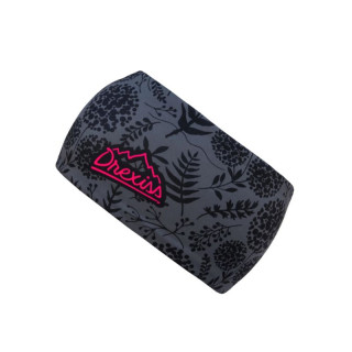 Drexiss funkční čelenka Flowers All - grey